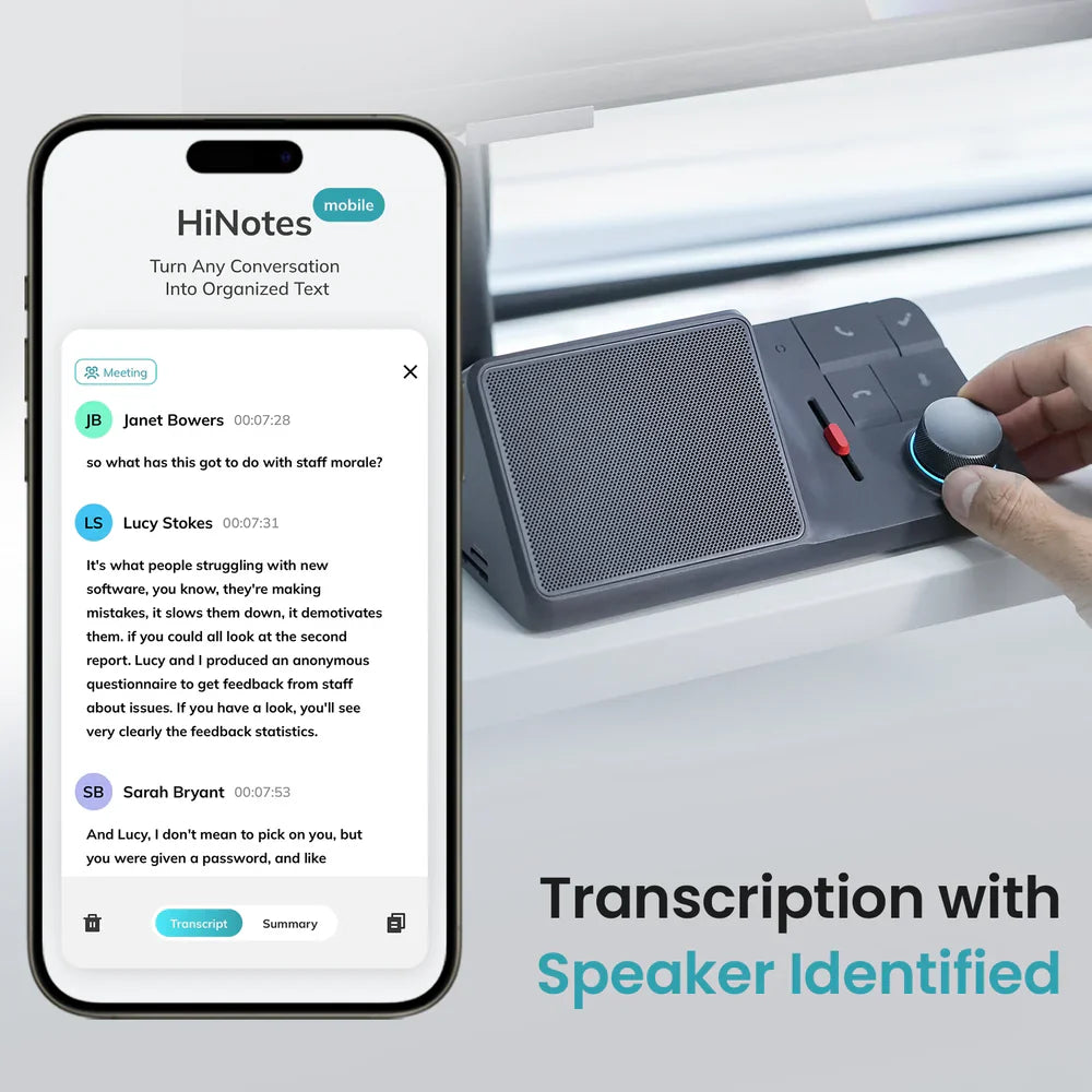 HiDock H1E: ChatGPT-Powered Audio Dock with AI Summary