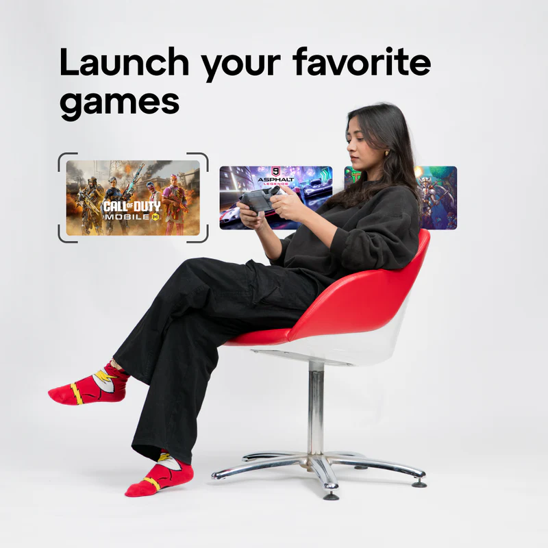 Headshot Pro Mobile Gaming Controller – Zero Lag, Hall Effect Joysticks, Pass-Through Charging (Android/iOS) (Limited Stock)