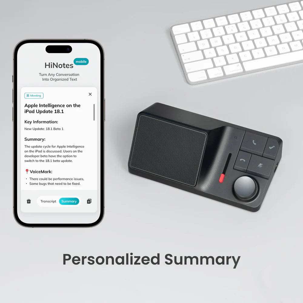 HiDock H1E: ChatGPT-Powered Audio Dock with AI Summary