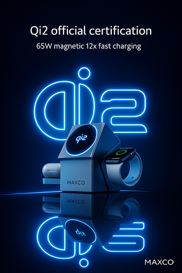 Qi2 Protocol Magnetic Touch Rotating Wireless Charger