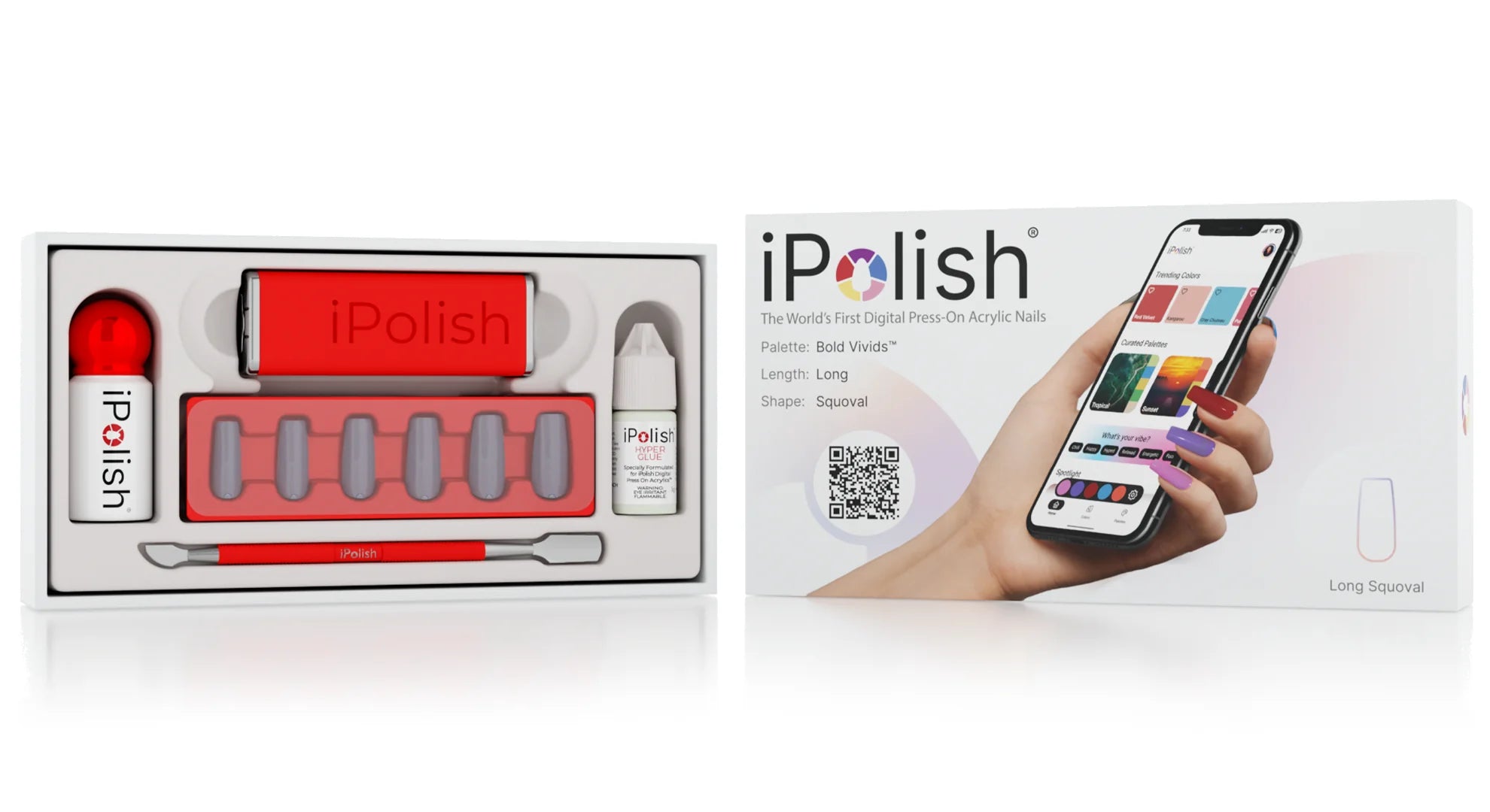 💅 iPolish Smart Digital Color-Changing Nails (App Controlled)