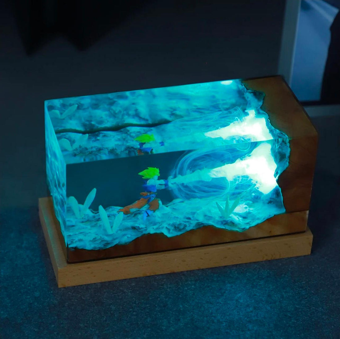 Kakarot Resin RGB Night Light Desktop Decoration