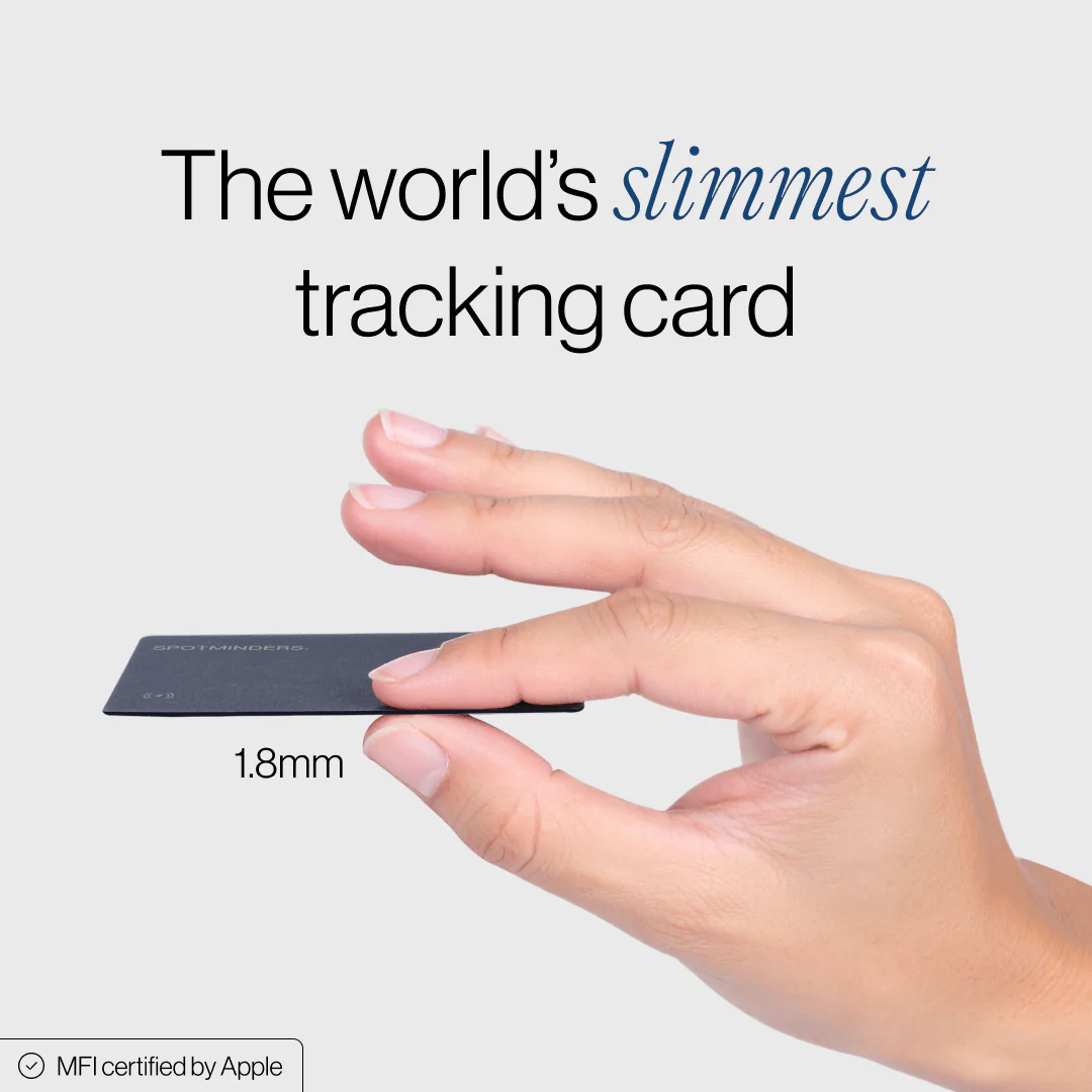 SPOTMINDERS. Tracking card