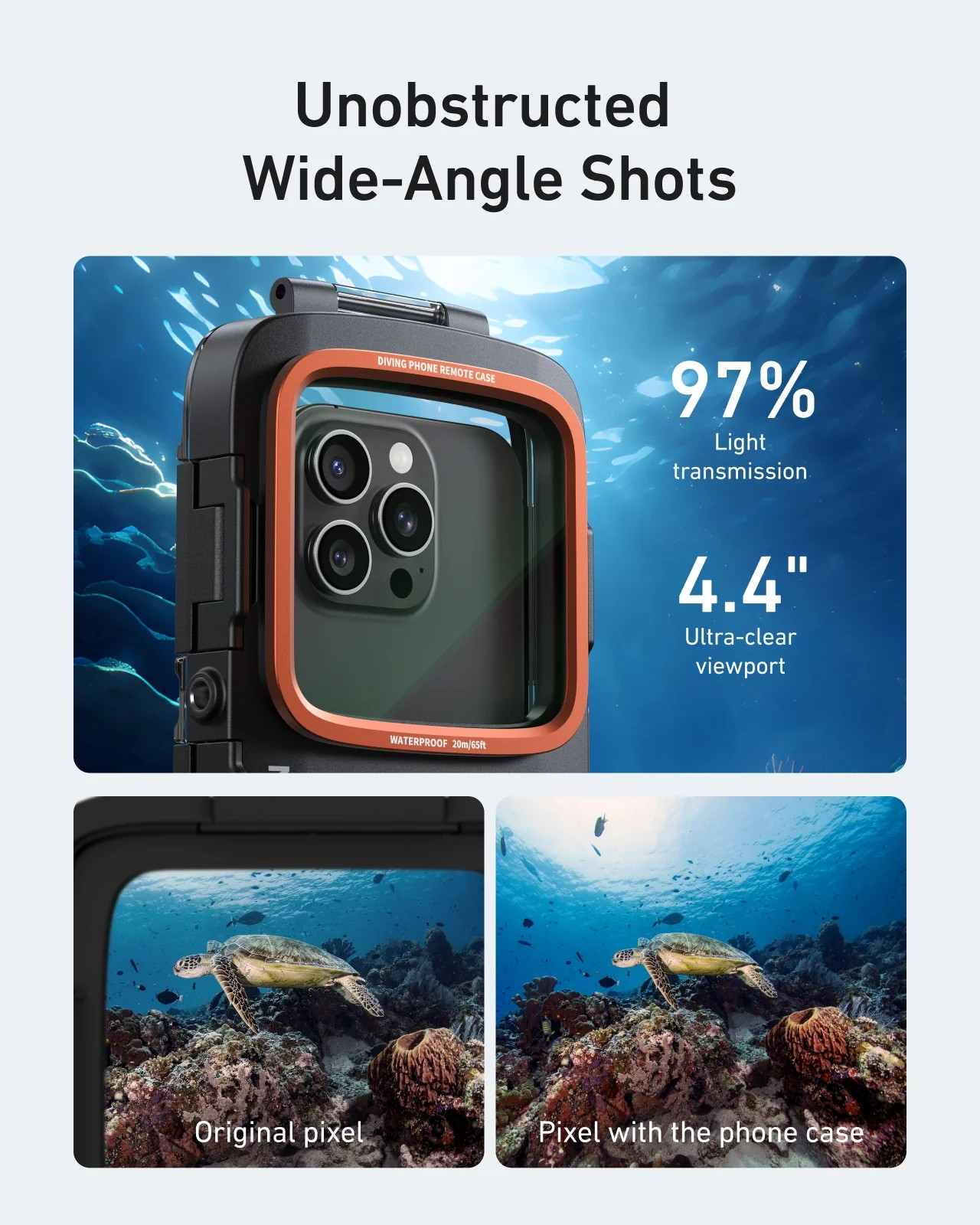 TELESIN Underwater Diving Phone Case